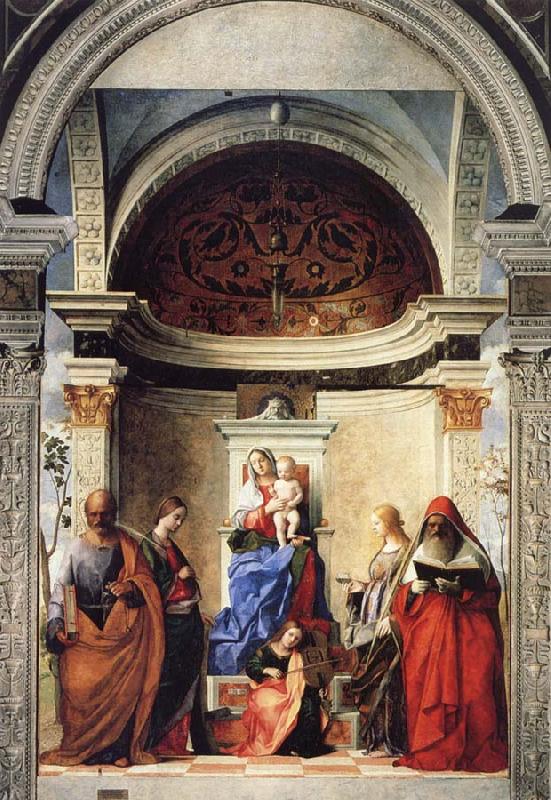 Gentile Bellini Pala di San Zaccaria France oil painting art